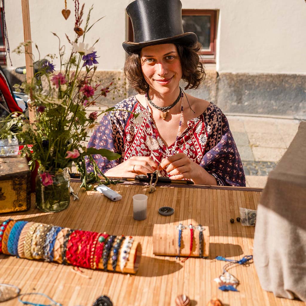 Flohmarkt auf dem Straßenfest